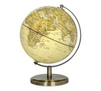 Exerz 14cm Globe Carte en Français- Mini Globe Terrestre Antique Couleur Vintage