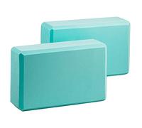 EXERZ Blocs de Yoga 2pcs, Briques Yoga Haute Densité Briques en Mousse EVA Antidérapantes, Légères et Faciles à Transporter