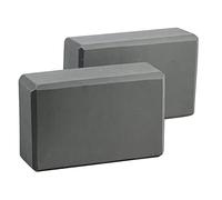 EXERZ Blocs de Yoga 2pcs, Briques Yoga Haute Densité Briques en Mousse EVA Antidérapantes, Légères et Faciles à Transporter