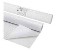 EXERZ Film adhésif pour couverture de livre - 33 cm x 10 m - Rouleau en plastique transparent et imperméable pour cahiers