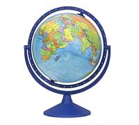Exerz Globe éducatif pivotant 30cm - en Anglais -Rotation 360 ° dans toutes les directions - Diamètre 30cm