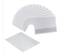 EXERZ Lot de 10 protège-livres A4 - Finition mate, couvertures réglables en PVC pour livres et cahiers A4 - Facile à installer avec des ceintures de réglage - Réutilisable et durable