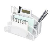 EXERZ maille organiseur de bureau 3 niveaux 4 compartiment métal porte