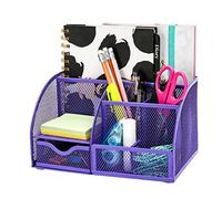 EXERZ métal maille organiseur de bureau 7 compartiments tiroir Tidy pot