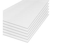 Exeta Lot de 10 plaques de serre 6 mm I Plaques alvéolaires en polycarbonate pour serres I PC double paroi résistant aux UV et incassables I Idéal pour jardin, plate-bande et abri auto I Transparent