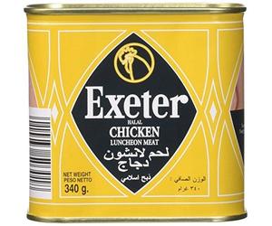 EXETER Mortadelle Poulet Halal 340 g - Lot de 8