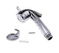 EXFEA Pommeau de douche en ABS - Bouton 1/2" - Douchette à main de camping - Douche de toilette - Douche de bateau - Chromé