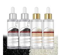 Exfoliant Au Riz Noir Et Blanc, SéRum Exfoliant Visage Au Riz Blanc Et Noir,Exfolie En Douceur Et Illumine La Peau,Nettoie Les Pores Tous Types De Peau,SéRum Exfo/liant Visage Doux Au R-iz (2 SET)