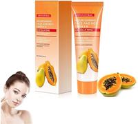 Exfoliant blanchissant à la papaye, Gel exfoliant éclaircissant à l'essence de papaye, Nettoyage et éclat en profondeur