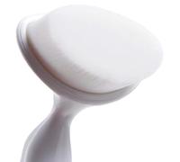 Exfoliant électrique pour la peau - Polisseur de teint vibrant à tête en fibre douce rechargeable, contrôle de l'huile, dispositif de lavage tactile rafraîchissant, soin anti-accumulation, durée d'exé