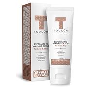 Exfoliant exfoliant pour le visage et le corps, exfoliant pour le visage et le corps, exfoliant pour le visage en noyer, excellent exfoliant pour les femmes ou les hommes, sans risque