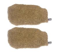 Exfoliant le de bain sisal, 2pcs exfoliant le mépris du corps, gants de douche sisal, gants broussailles corporels, douche corporelle jute