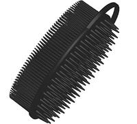 Exfoliant les épurateurs de corps en silicone facile à nettoyer, 2 baisses de bain et shampooing, et plus hygiénique que le loofah traditionnel et la brosse de shampooing