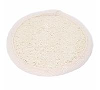 Exfoliant loofah tampon doux pour le corps de carrosserie Sponge pour les femmes (Blanc)