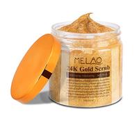 Exfoliant Or 24k Gommage Corporel Ultra Doux Pour Visage et Corps Hydratant Adoucissant Contre Points Noirs et Cicatrices Acné Texture Lisse Hydratation Intense