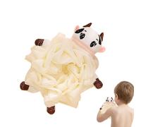 Exfoliant pour le corps des - Le filet animal exfoliant pour le corps - Éponge de bain avec design de dessin animé - Pour les soins quotidiens de la peau et le nettoyage de l'hygiène