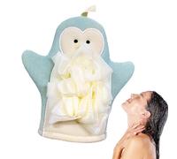 Exfoliant Pour Le Corps - Gants Exfoliants - Chaussure Exfoliante - Exfoliant Revitalisant 2 En 1 Pour Le Corps - Accessoires De Bain, Éponge Luffa, Houppette De Douche Élastique Pour Exfoli