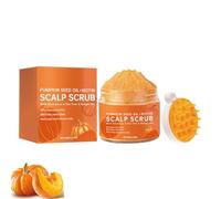 Exfoliant pour le cuir chevelu - Exfoliant à l'huile de pépins de courge avec masseur, nettoie en profondeur et adoucit, élimine efficacement les squames, sans sulfate (1PC)