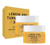 Exfoliant Pour Les Lèvres Au Curcuma Et Au Citron, Exfoliant Pour Les Lèvres à La Vitamine C, Exfoliant Naturel Pour Les Lèvres, Atténue Les Rides Des Lèvres (2pcs)