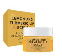 Exfoliant Pour Les Lèvres Au Curcuma Et Au Citron, Exfoliant Pour Les Lèvres à La Vitamine C, Exfoliant Naturel Pour Les Lèvres, Atténue Les Rides Des Lèvres (1pcs)