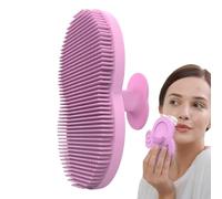 Exfoliant pour Visage en Silicone Doux | Brosse Corps Douche | Accessoire de Bain Gommant Massant Voyage Maniable pour Nettoyage Cutané