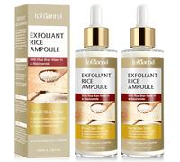 Exfoliant Visage Coréen, Sérum Exfoliant au Riz 200ml - Gommage Visage Doux, Élimine Peaux Mortes & Points Noirs, Réduit les Pores, Hydratant & Éclaircissant, Soin Peeling pour Tous Types de Peau