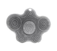 Exfoliateur de pieds pour douche - Tapis en silicone antidérapant avec ventouses - Brosse murale pour douche - Pour nettoyer le sol de la salle de bain, utilisation sur les femmes et les hommes