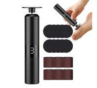 Exfoliateur électrique pour les pieds - Exfoliateur de pieds sans fil avec 3 niveaux et sans danger pour les duretés | Polisseur réparateur pour maison, chambre, vacances, voyage