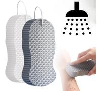 Exfoliating Bath Sponge for Body 2025 - Super Soft 3D Exfoliating Bath Sponge Skin Friendly Reusable for Adults Kids