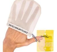 Exfoliating Love Gants de nettoyage et d'exfoliation pour le corps et le visage, peler doucement avec un faux dissolvant de bronzage, hammam et spa, doux pour votre peau, pour (types de peau sèche)