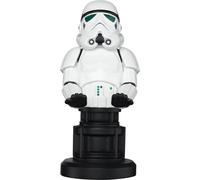 EXG Cable Guys - Star Wars Stormtrooper Support actif pour téléphone portable/smartphone, télécommande Noir, Blanc