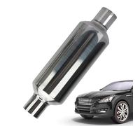 Exhaust Muffler - Stainless Steel 30.5cm | Straight Inner Net Resonator Silencer Pipe | Muffler For Motorcycle Car Lawnmower Tractor Truck Welding Installation