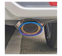 exhaust tip CarTail - Embout De Gorge, Accessoires Décoration Automobile, Pièces Pour Nissan Pour Kick 2017 2018 2019 2020 2021 2022 2023 d'échappement(BLUE WITH NET)