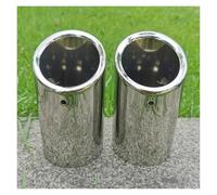 exhaust tip Tuyau De Silencieux D'échappement Voiture, Pour A4 Q5 2009 2010 2011 2012 2013 2014 2015 d'échappement(Argent)