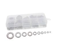 EXHUMKY 1 ensemble Kit de Rondelles Plates Acier Inoxydable Pratique de Gaskets Types pour Applications
