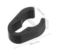 EXHUMKY 10 pièces Lot de Pinces pour Câble Micro Flexibles et Durables Clips Organisateurs pour Câble de Microphone Support Adaptable pour Pied de Micro et Perche Boompole