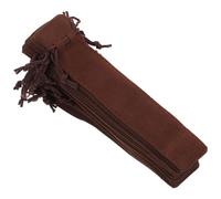 EXHUMKY 15 pièces Lot de Pochettes Stylo Velours Épais à Cordon Sacs Anti-poussière et Résistants Aux Rayures Pochette Fine et Portable pour Stylos Cadeau Bureau et École