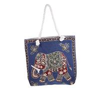 EXHUMKY 1pièce à Bandoulière Toile pour Femmes Format Motif Éléphant pour Rangement Quotidien