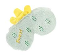 EXHUMKY 1pièce Masque De Sommeil Peluche Cactus Masque Yeux Cartoon Léger Et Confortable Pour Sommeil Paisible Même Avec Lumière Accessoire Pour Nuits Sereines