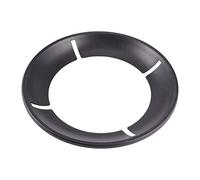 EXHUMKY 1pièce Support De Wok Énergétique Antivent Anneau De Cuisinière à Installation Facile Résistant à Usure Noir