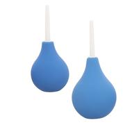 EXHUMKY 2 pièces Outils de Nettoyage des Oreilles Poire à Aspiration pour Lavage des Oreilles Multi Fonctionnel Bleu pour Adultes et Garçon Fille