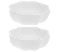 EXHUMKY 2pcs Bols De Hamster Ménage Bols en Céramique Bols d'alimentation Lavable Chinchilla Bols