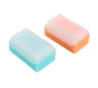EXHUMKY 2pièces Brosse De Bain Sensory Pour Garçon Fille De Brosse De Shampooing Et Chevelu Avec Éponge Douce Nés Et Nourrissons