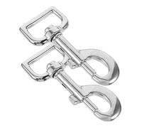 EXHUMKY 2pièces Pivotants Métal pour Laisse De Chien Lot de Attaches Snap pour Animaux De Compagnie Connecteurs Pratiques pour Randonnée Et Promenade