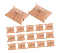 EXHUMKY 50pièces Boîte à Bonbons Papier De Petites Boîtes Pillow Avec Ficelle Pratique Et Léger Pour Et Fêtes