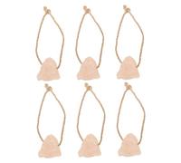 EXHUMKY 6pièces Bloc De Sel Rose pour Animaux Élevage Salt pour Chevaux Vaches Cerfs Et Autres Animaux Source Minérale Et Soulagement De Ennui