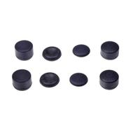 EXHUMKY 8 Pièces Capuchons de Joystick Rehaussés en Silicone Noir | Antidérapants et Faciles à Poser, pour Sticks et Sessions Longues