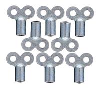 EXHUMKY 8 pièces Clé de Purgeur de Radiateur de Clés Carrées pour Chauffage Outil Pratique pour Plomberie à Domicile Améliore Efficacité et Réduit Bruit