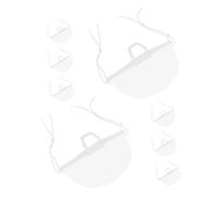 EXHUMKY 8 Pièces Transparent Réutilisable pour Chefs de Buée Écran Facial Clair pour Restauration et Hôtellerie Confort Inobtrusif pour Usage Professionnel