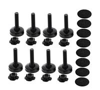 EXHUMKY 8Pièces Réglables Au de Jambe de Canapé de Niveleur pour Types de Sols Protection Les Rayures